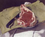 Felix Vallotton Still Life with Steak Spain oil painting artist